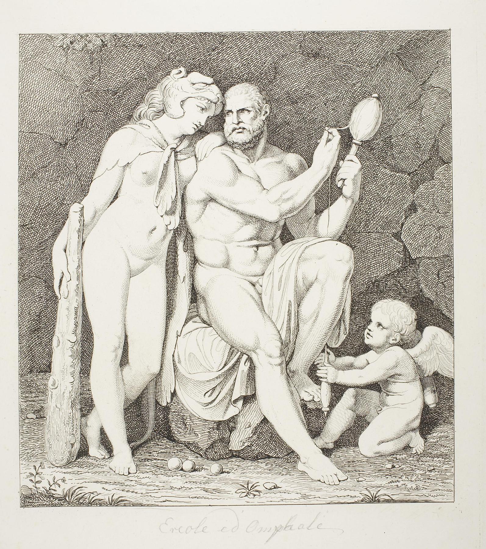 Herkules, Omfale og Amor, E94