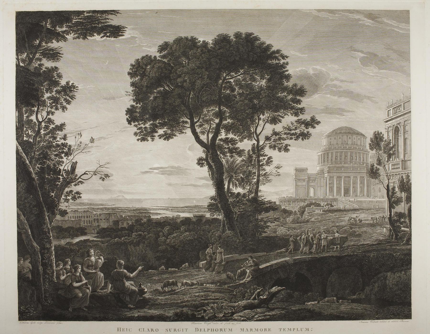View of Delphi with Procession, E1084