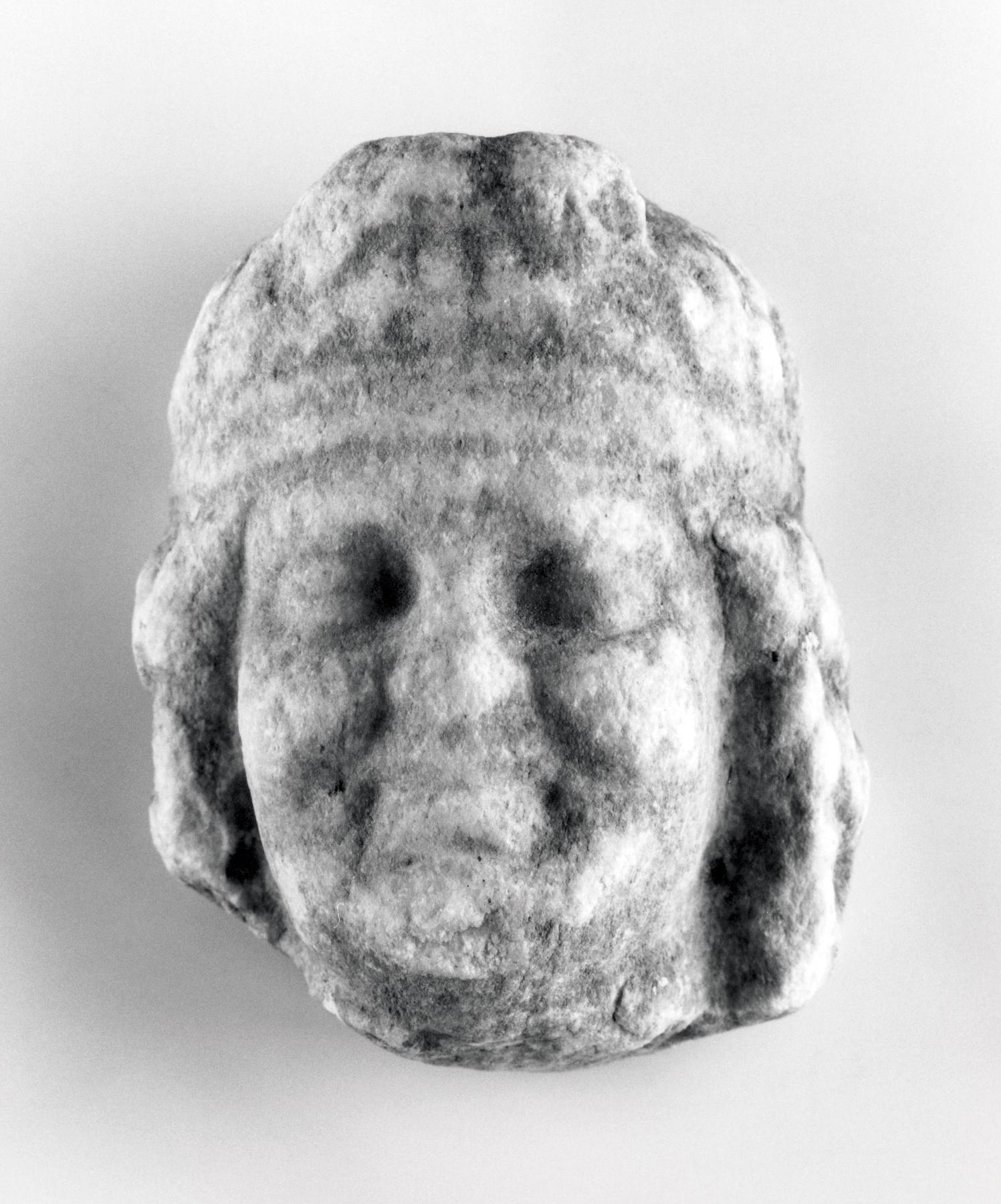 Architectural structure or furniture decoration in the shape of Cupid's head, H1468