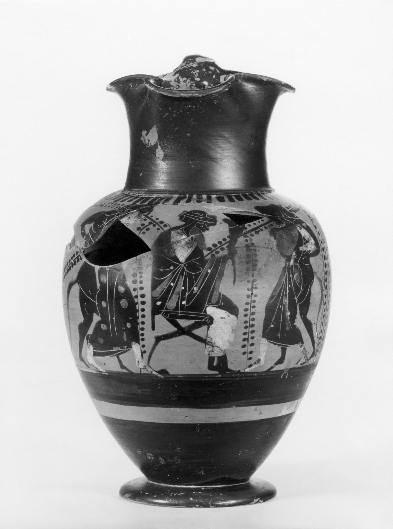 Oinochoe with Dionysus among sileni and maenads, H516