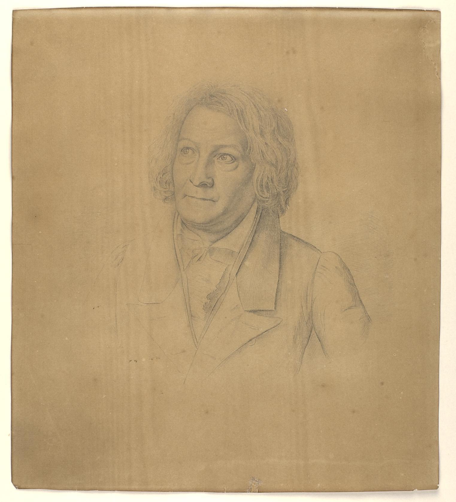 Portrait of Thorvaldsen, D1842