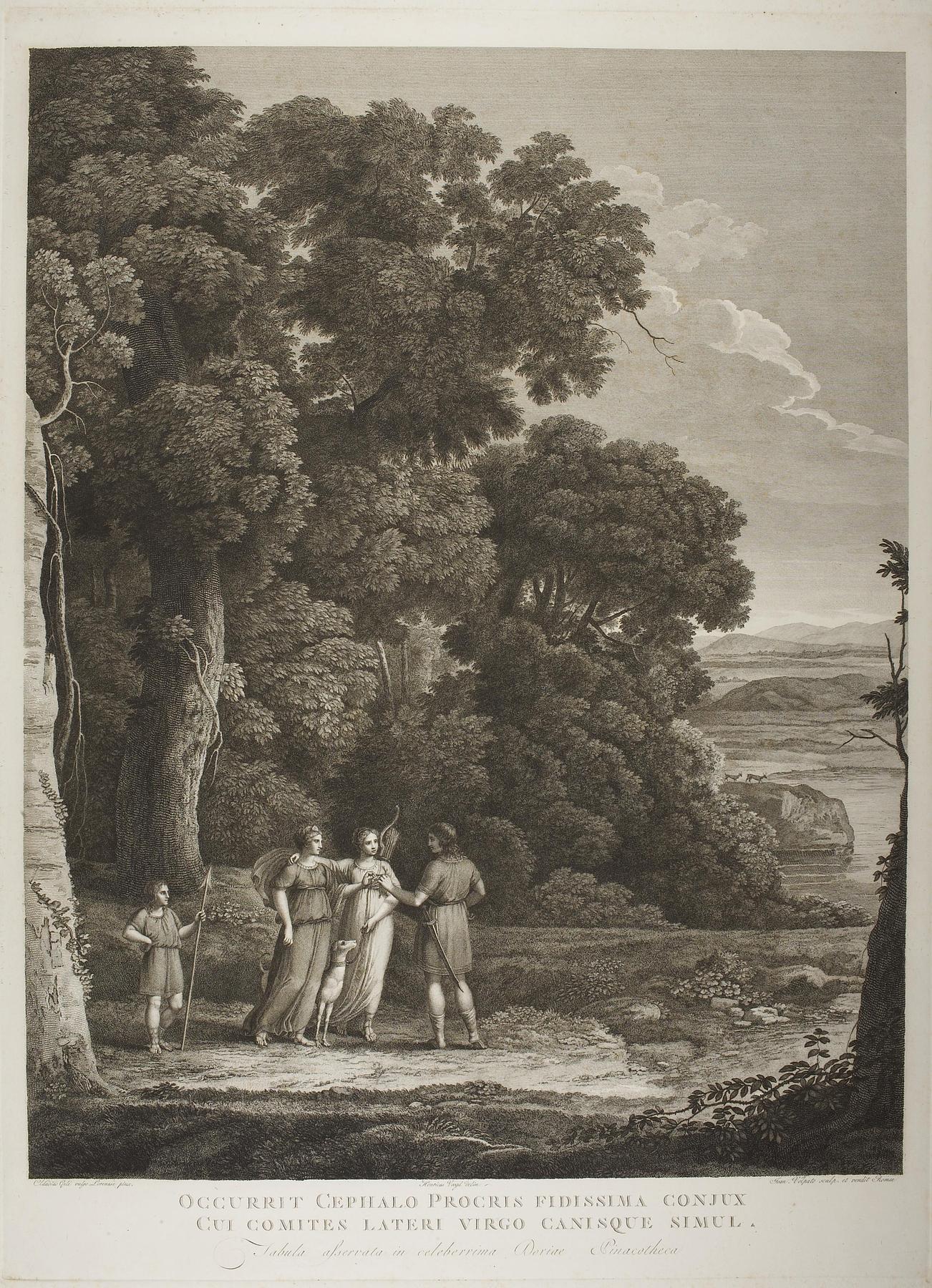 Landscape with Cephalus and Procris reunited by Diana, E1082
