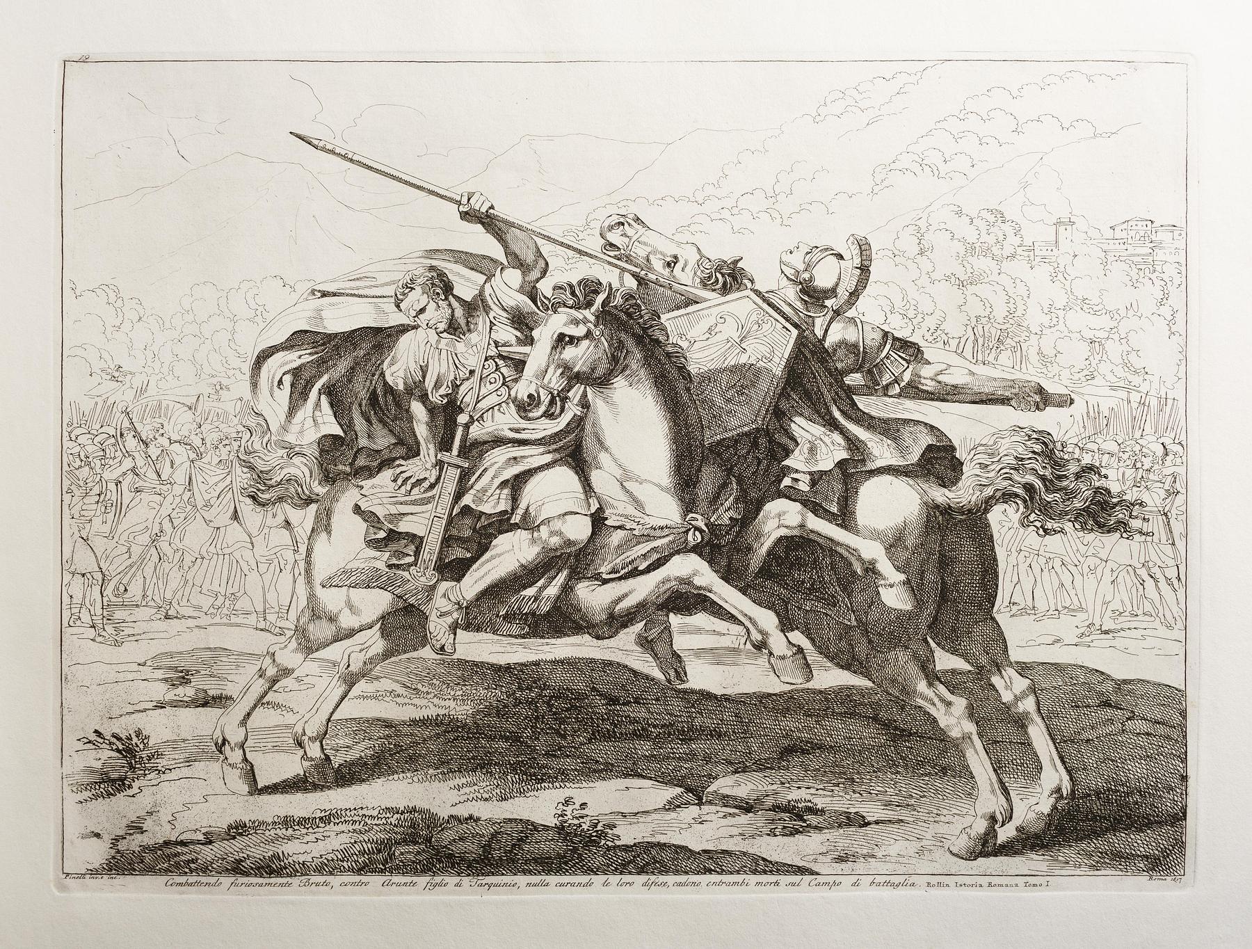 Brutus og Tarquinius i kamp, E943,21