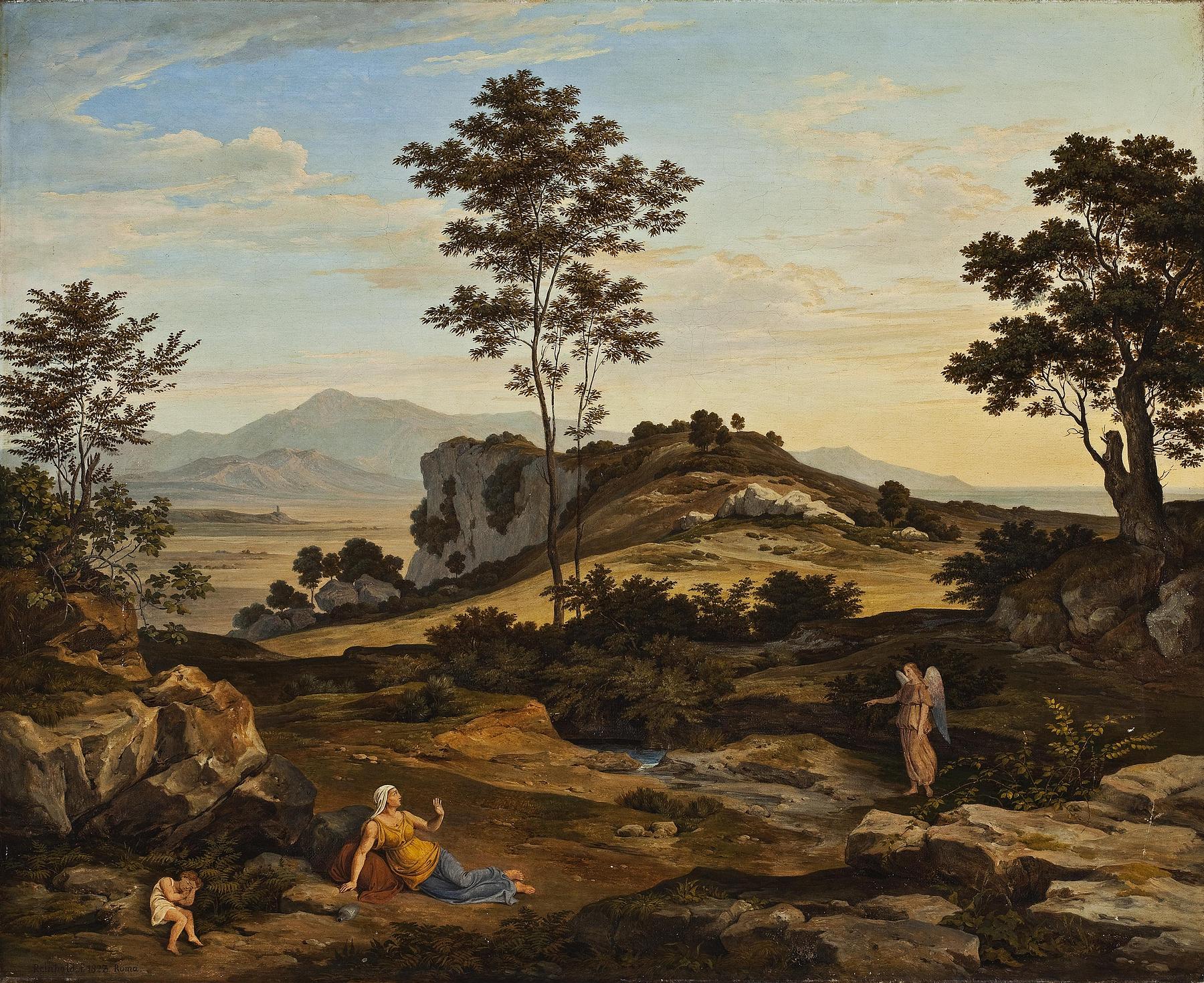 Landscape with Hagar and Ishmael, B146