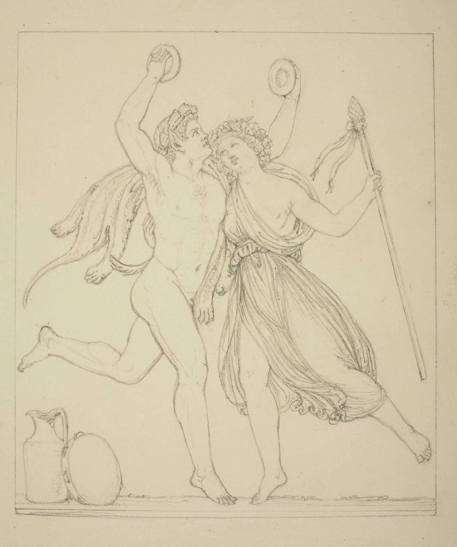 Satyr Dancing with a Bacchante, D359