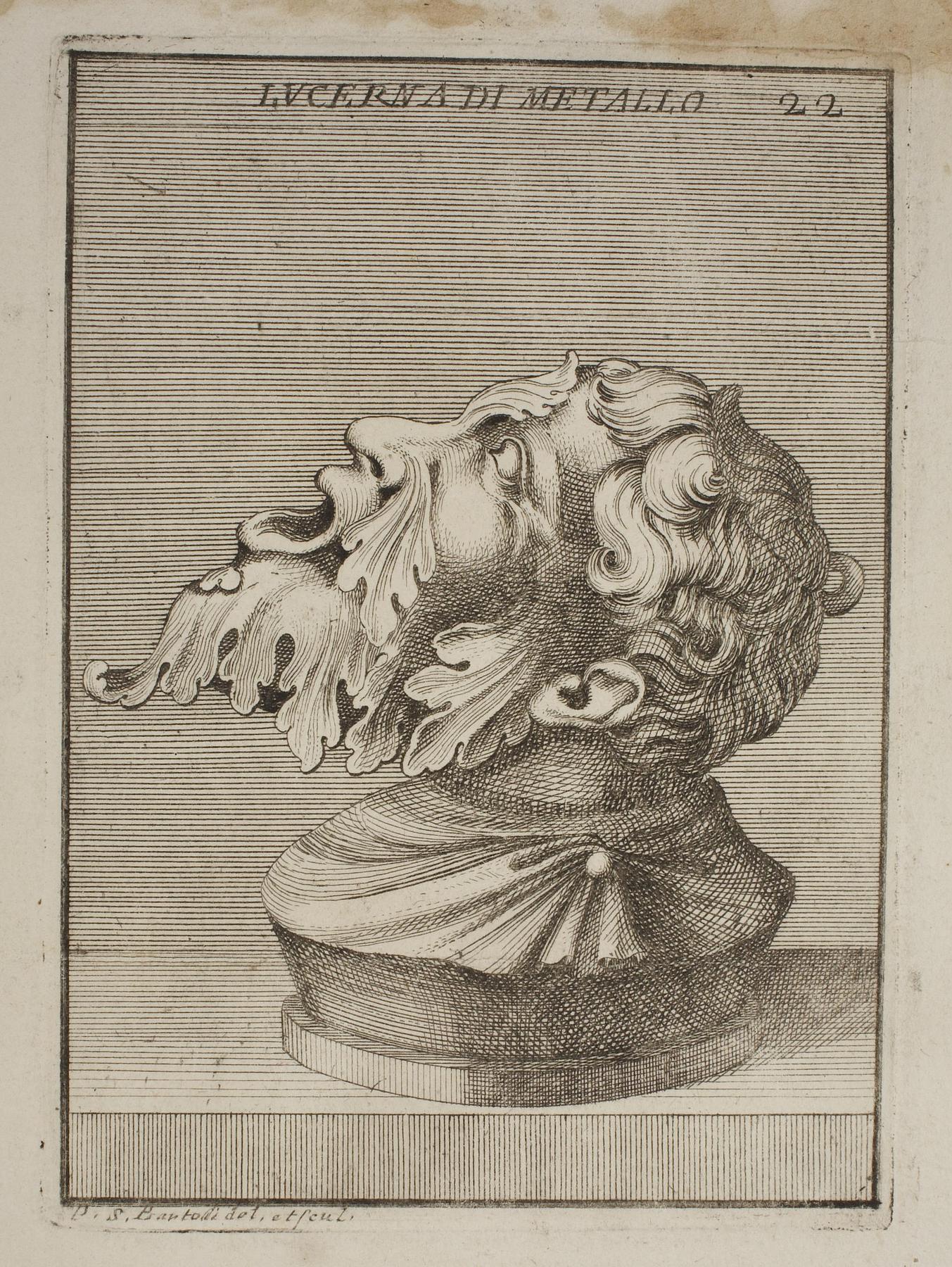 Lamp in the shape of a man's head, E1532