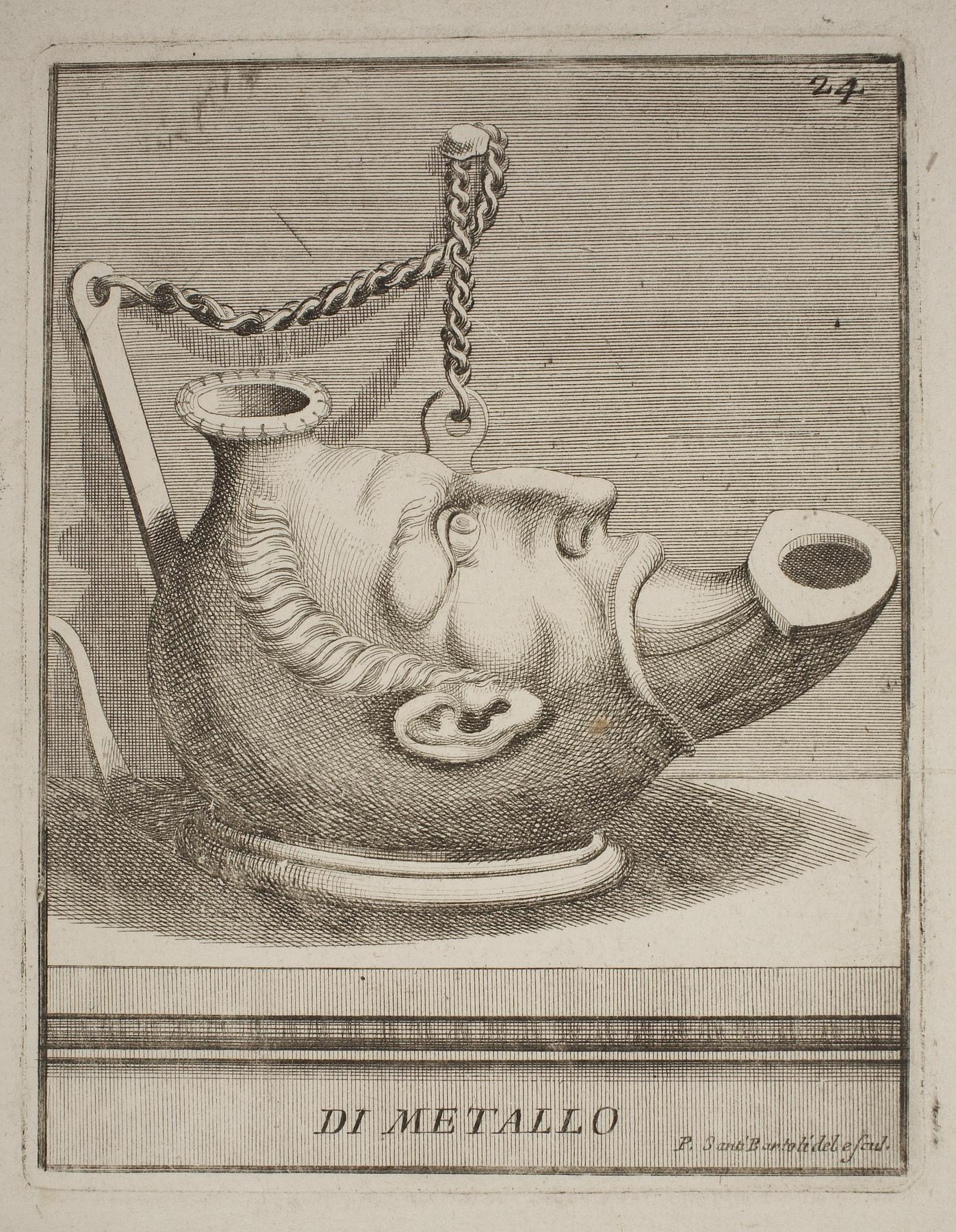 Lamp in the shape of a man's head, E1534