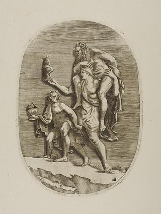 E1769 Aeneas rescues his father Anchises