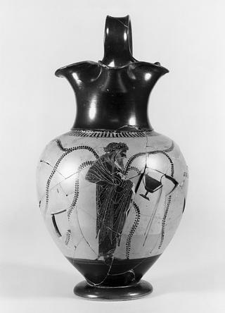 H510 Oinochoe with Dionysus