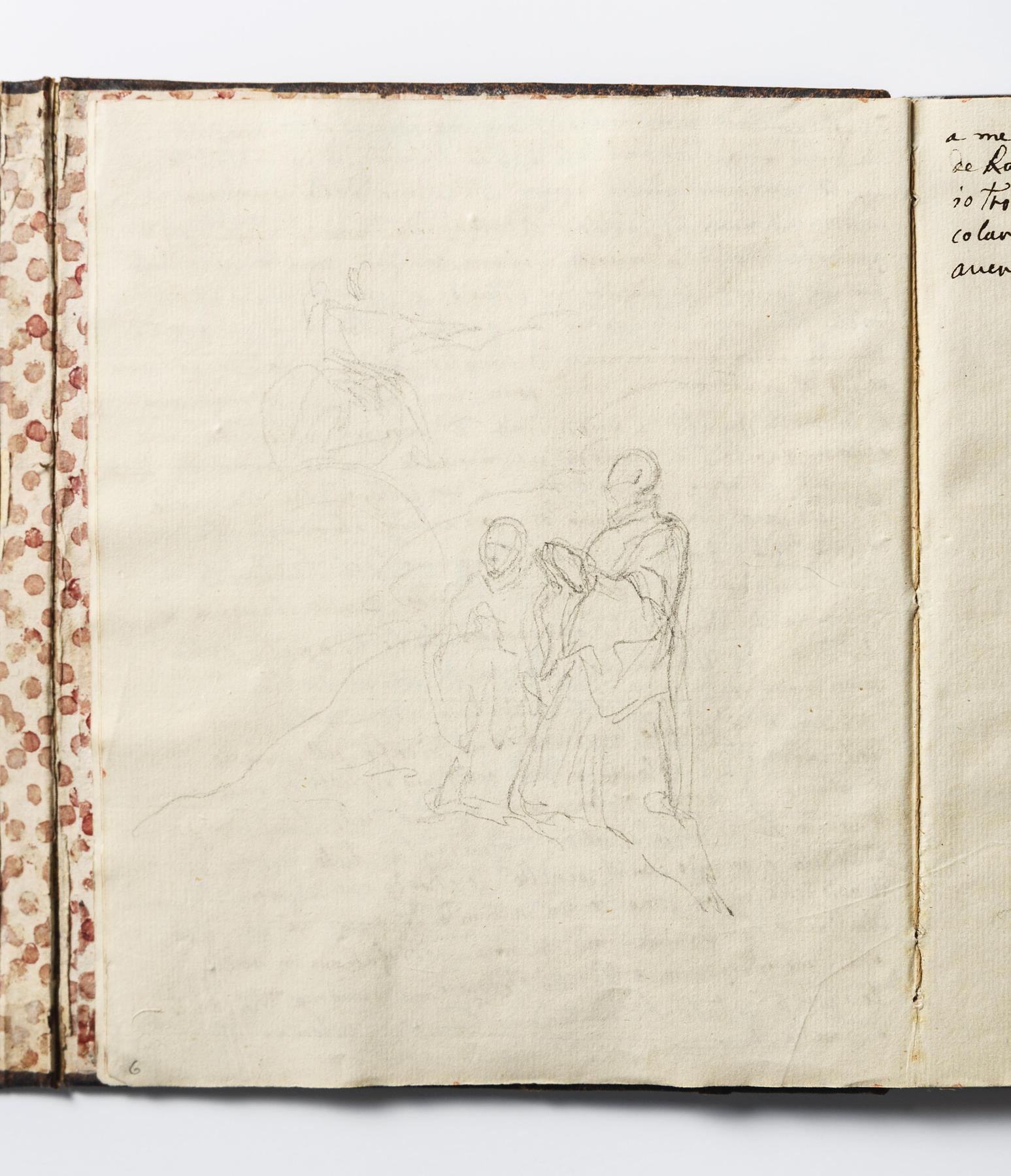 Mary (?) appeares to two Monks, D1589,6