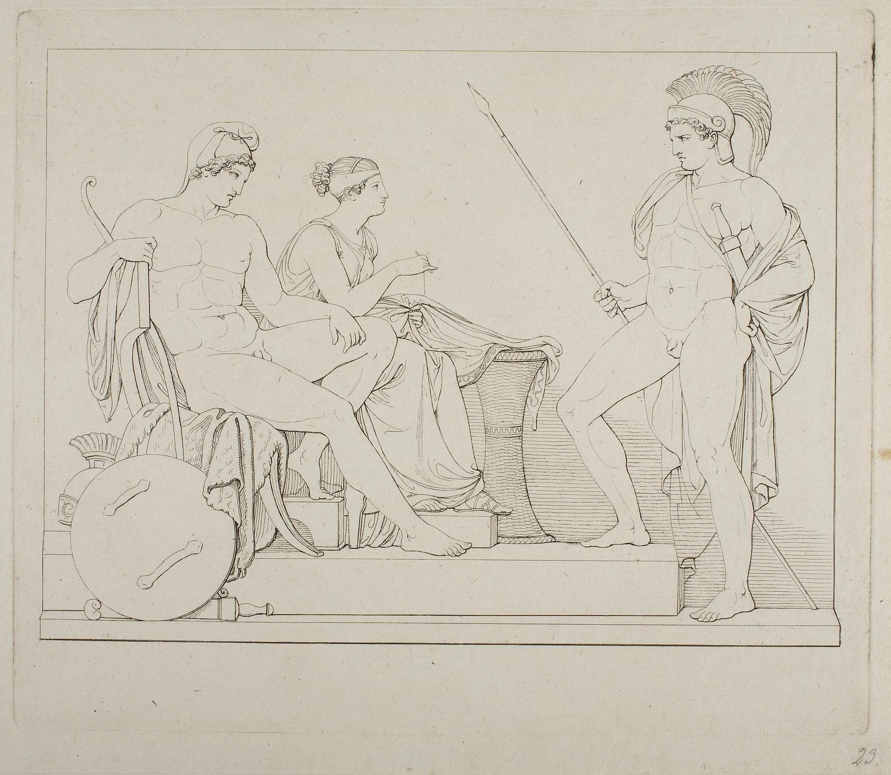 Hector with Paris and Helen, E75p