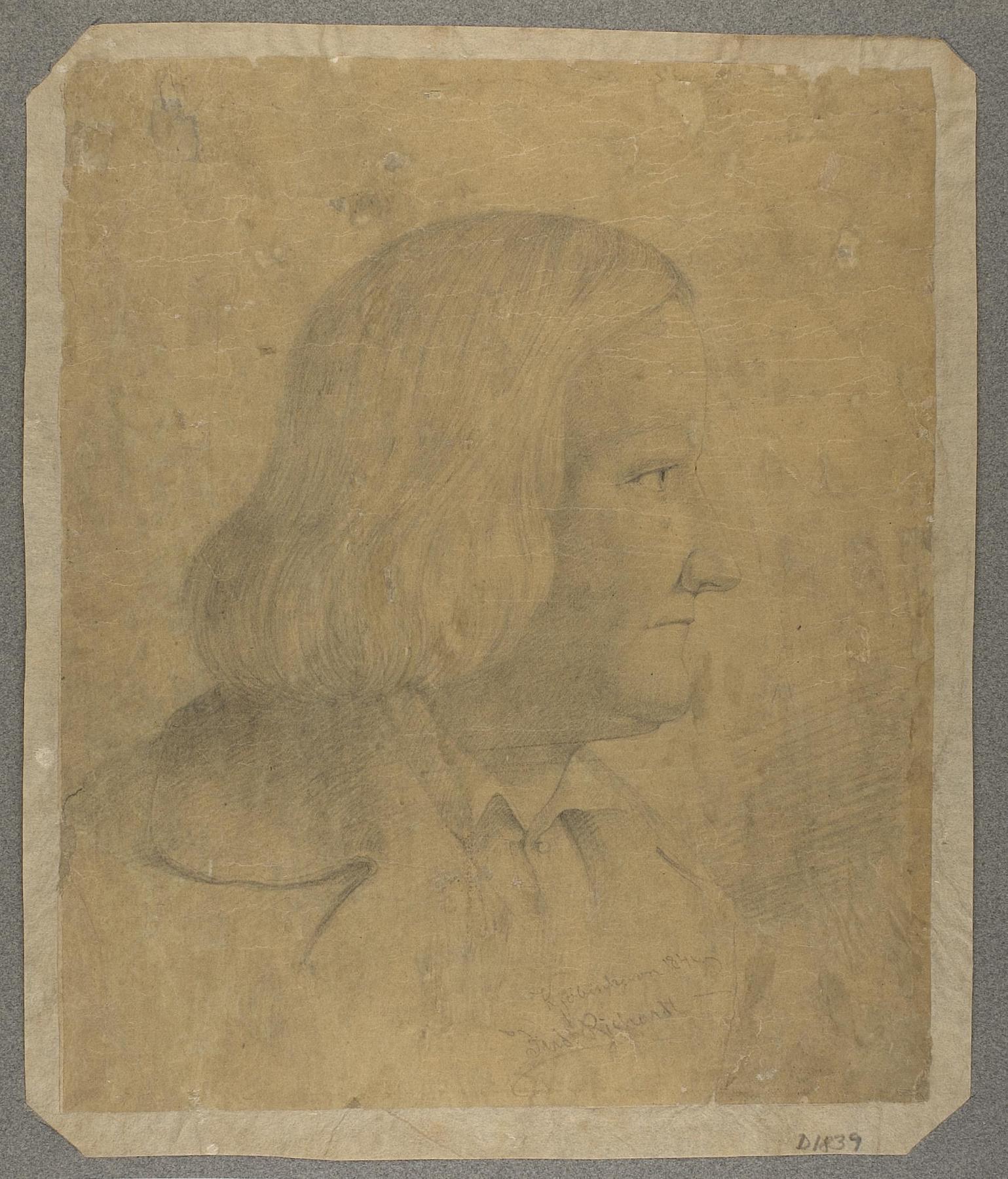 Portrait of Thorvaldsen, D1839