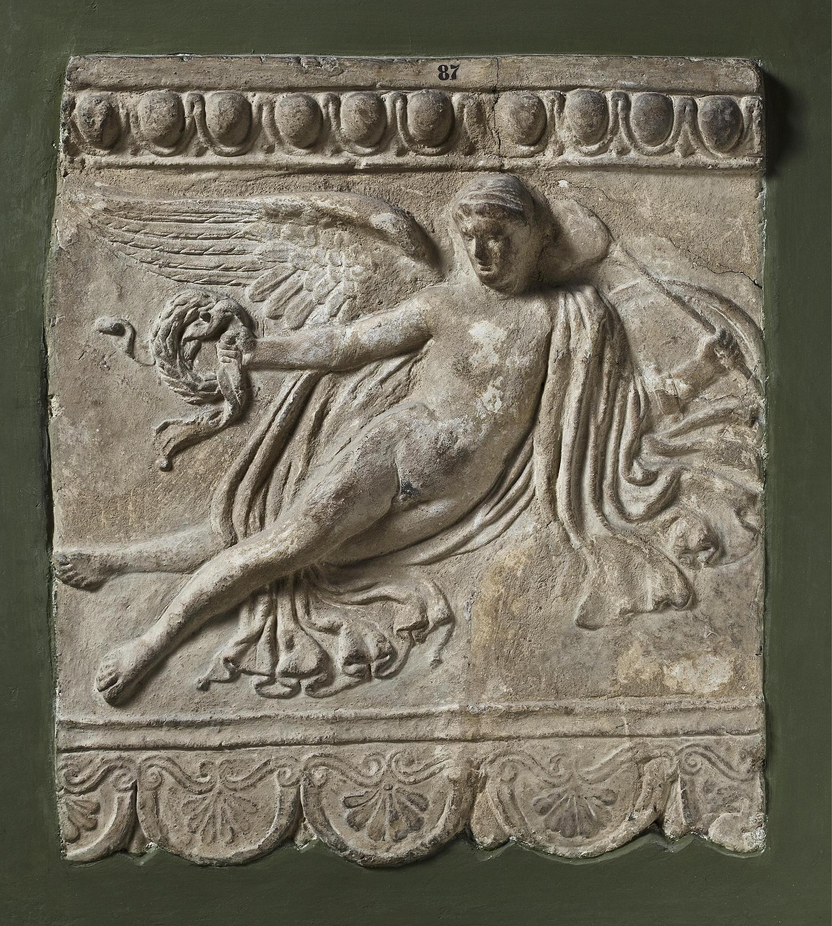 Campana relief with winged youth (Cupid?), H1087