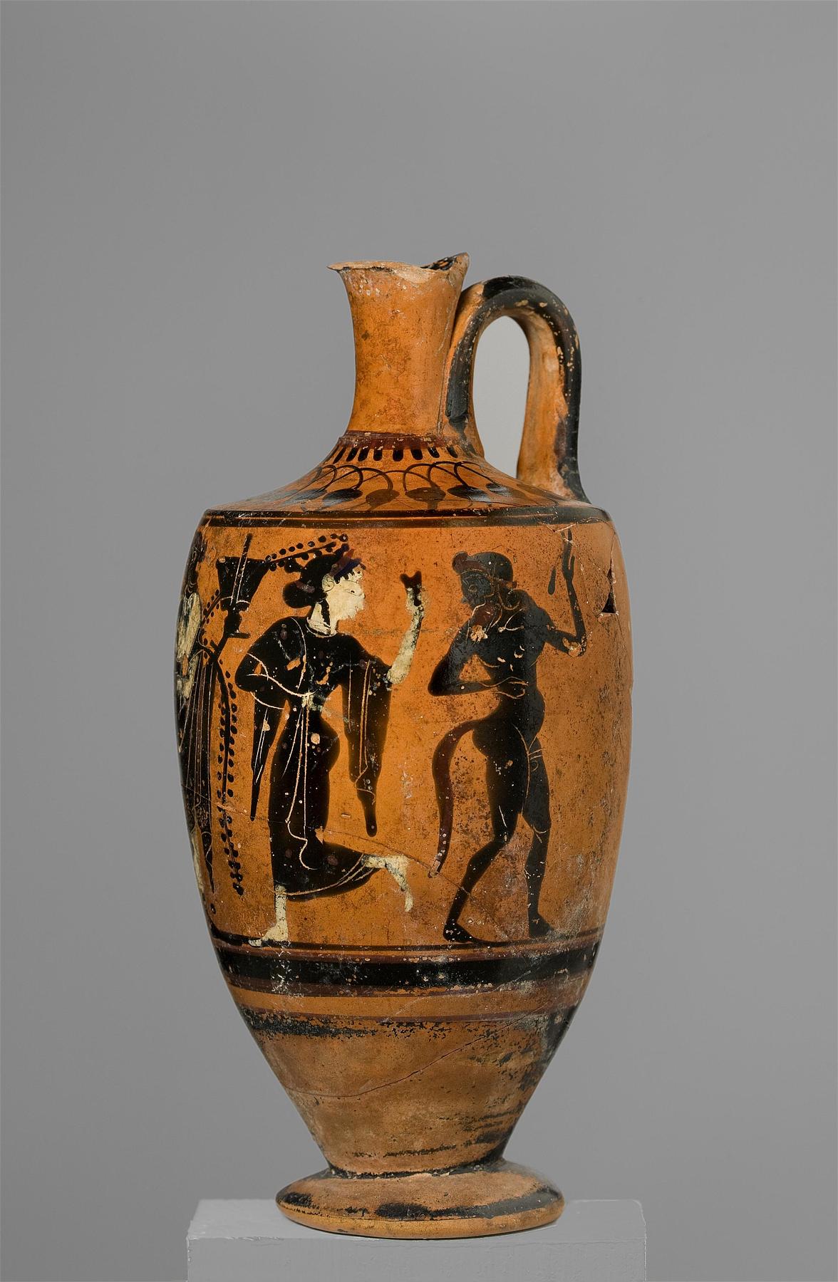 Lekyth med Dionysos blandt silener og mænader, H514