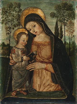 B5 Jomfru Maria med Jesusbarnet