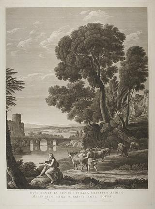 E1083 Landscape with Apollo and Mercury Stealing the Flock of Admetus