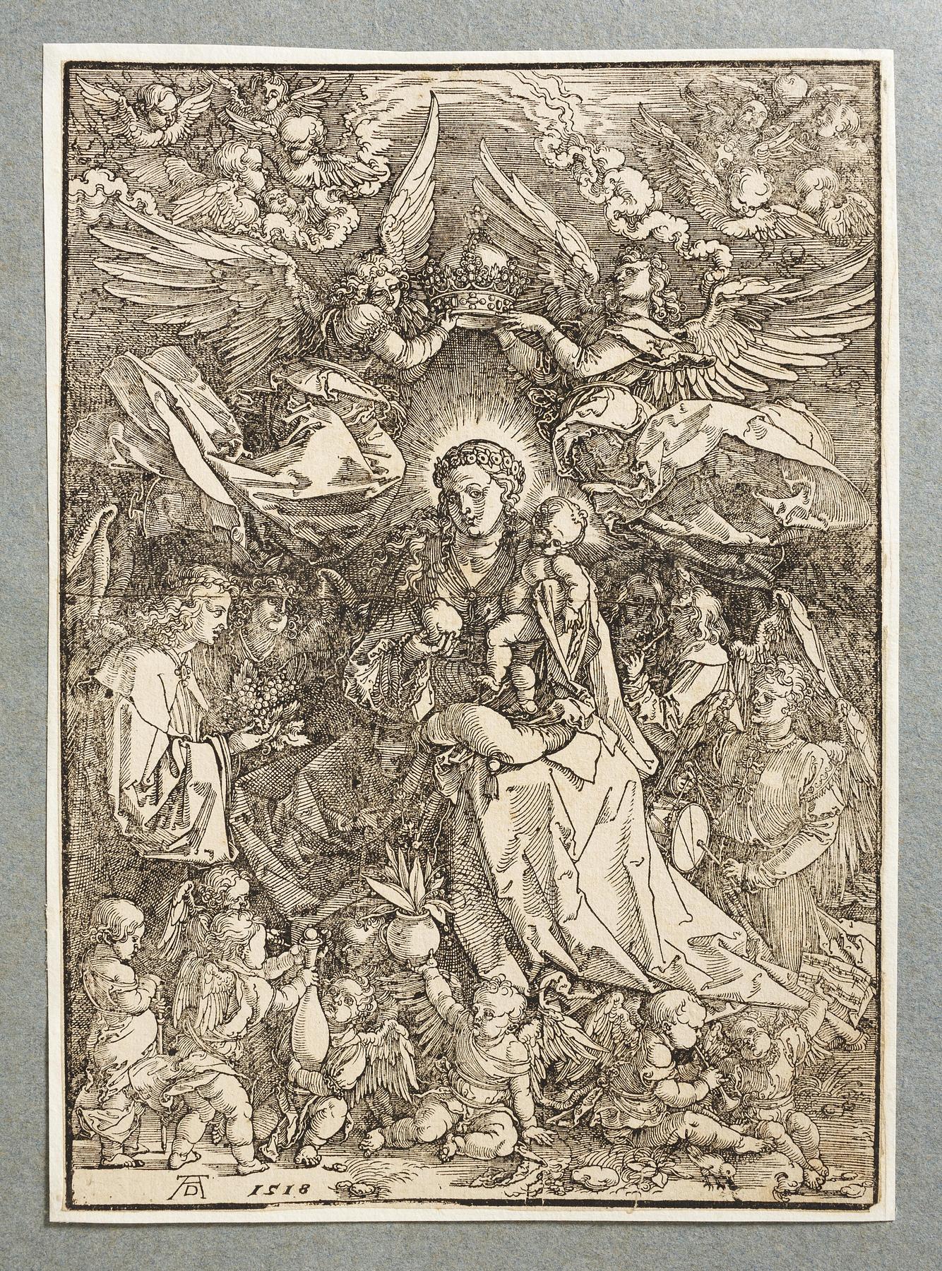 The Virgin and Child Crowned by Two Angels, E201