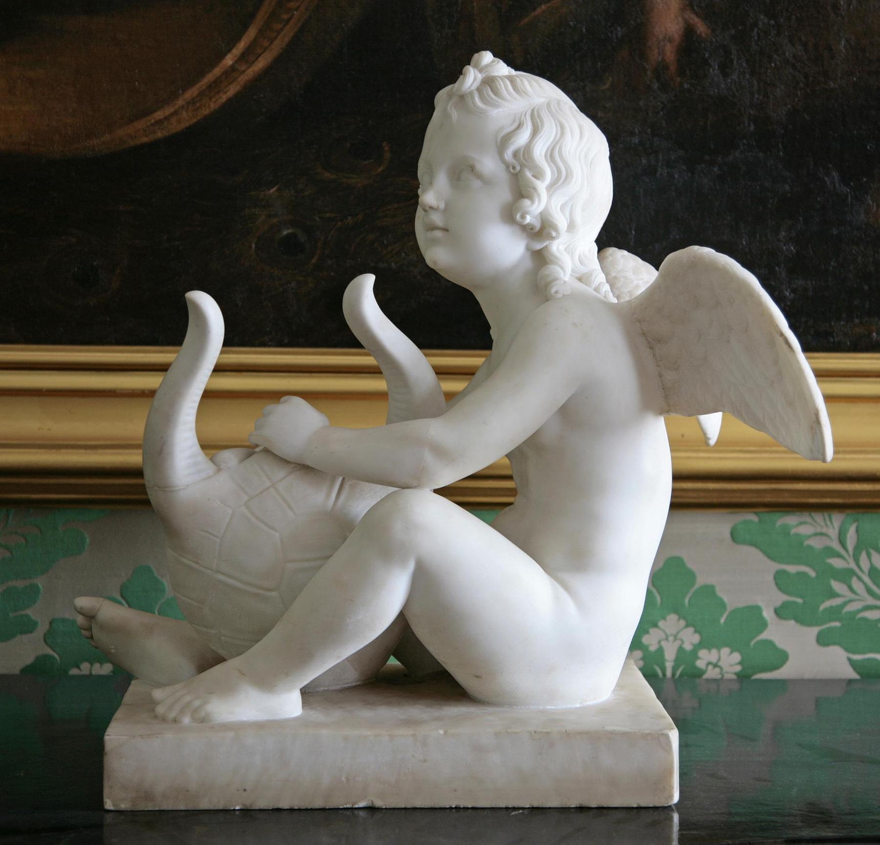 Cupid with His Lyre, AX326