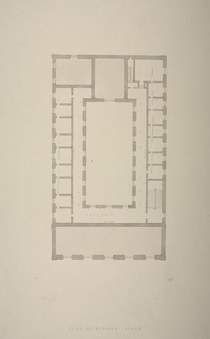 D806 Thorvaldsens Museum, plan af første sal