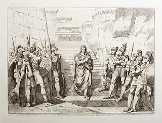 E943,37 Mentre le Cittadelle del Campidogli era assediata dai Galli, C. Tabio Dorso dovendo per voto fare un annuo Sacrificio, sul Monte Quirinale