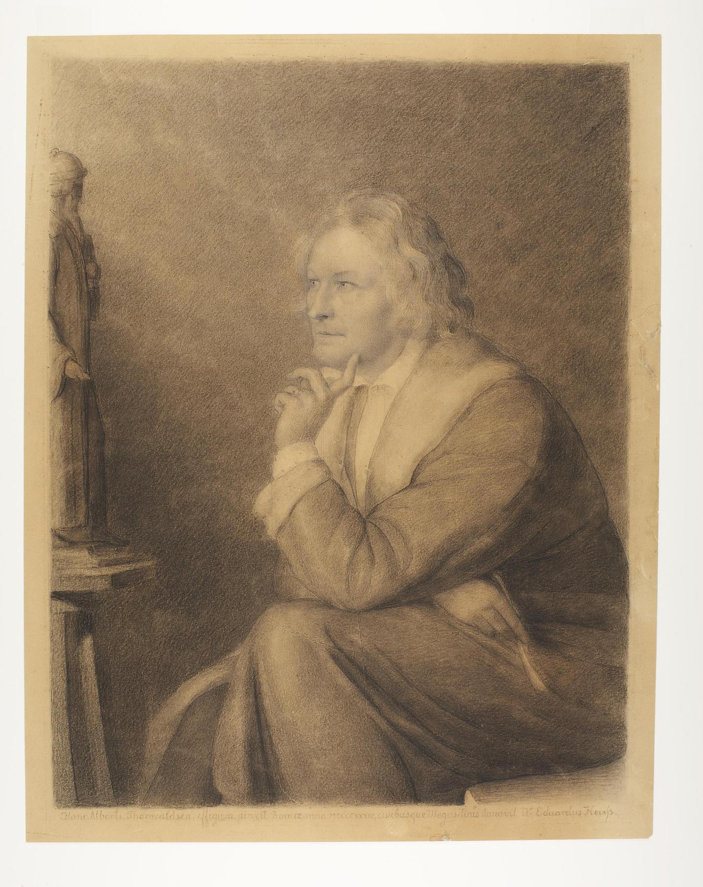Thorvaldsen in his Roman Studio, D1858
