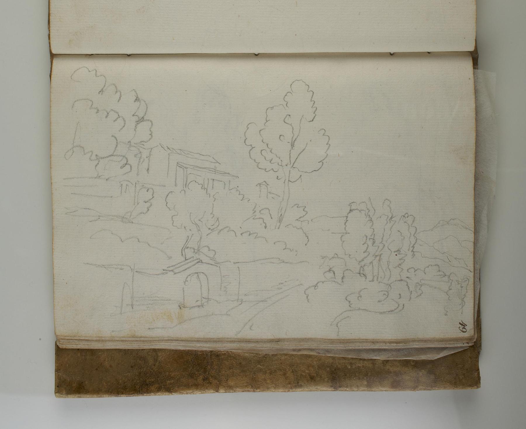 Landscape with a road, C563,49r