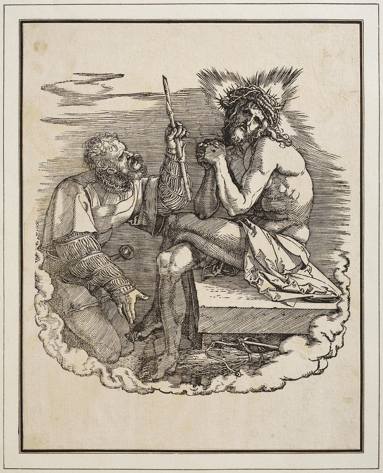The Man of Sorrows, Front Page without Text, E114