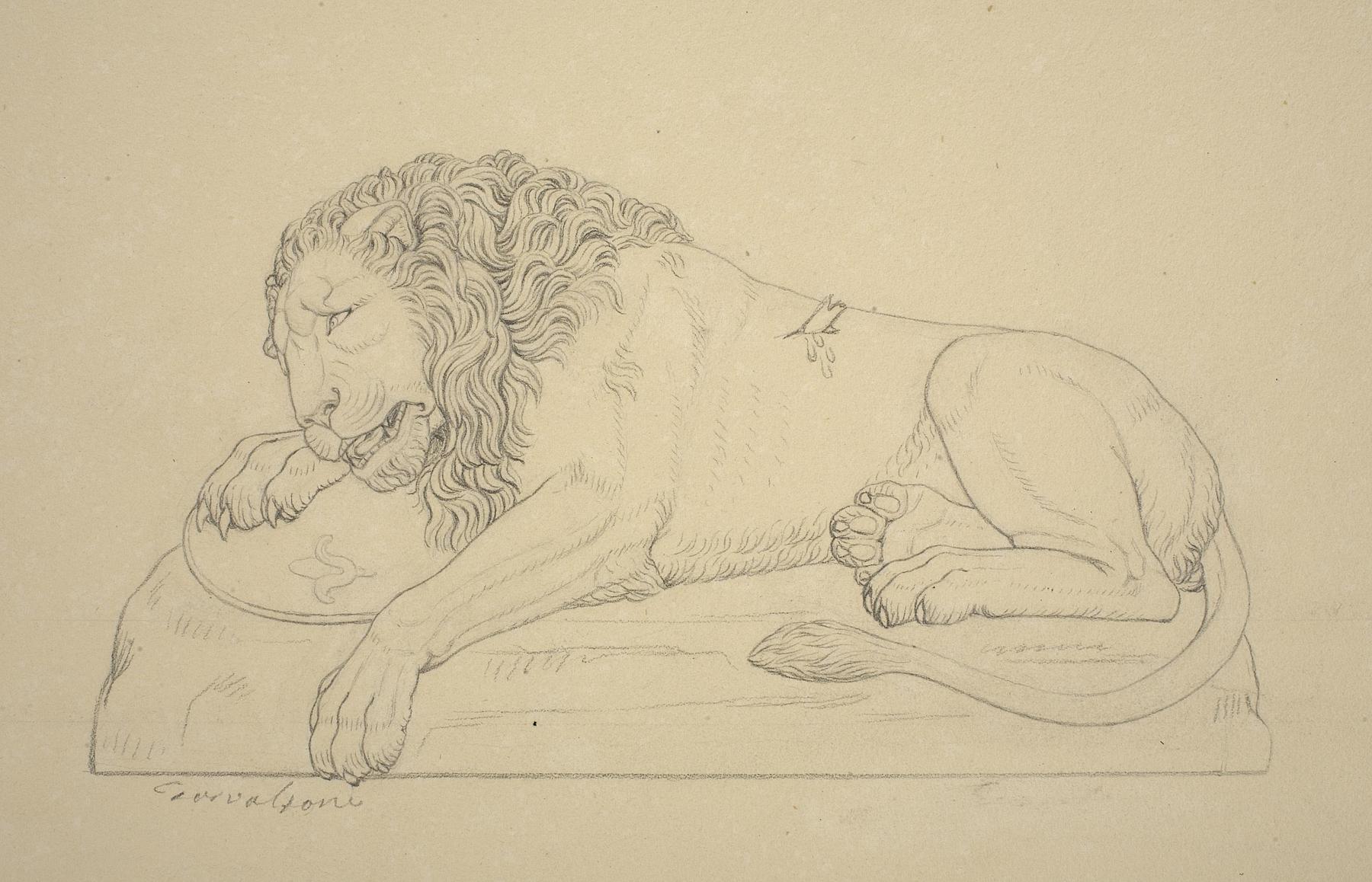 Døende løve (Schweizerløven), D196