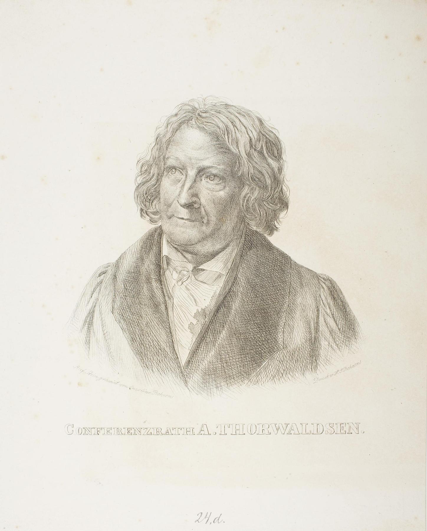 Portrait of Thorvaldsen, E2070