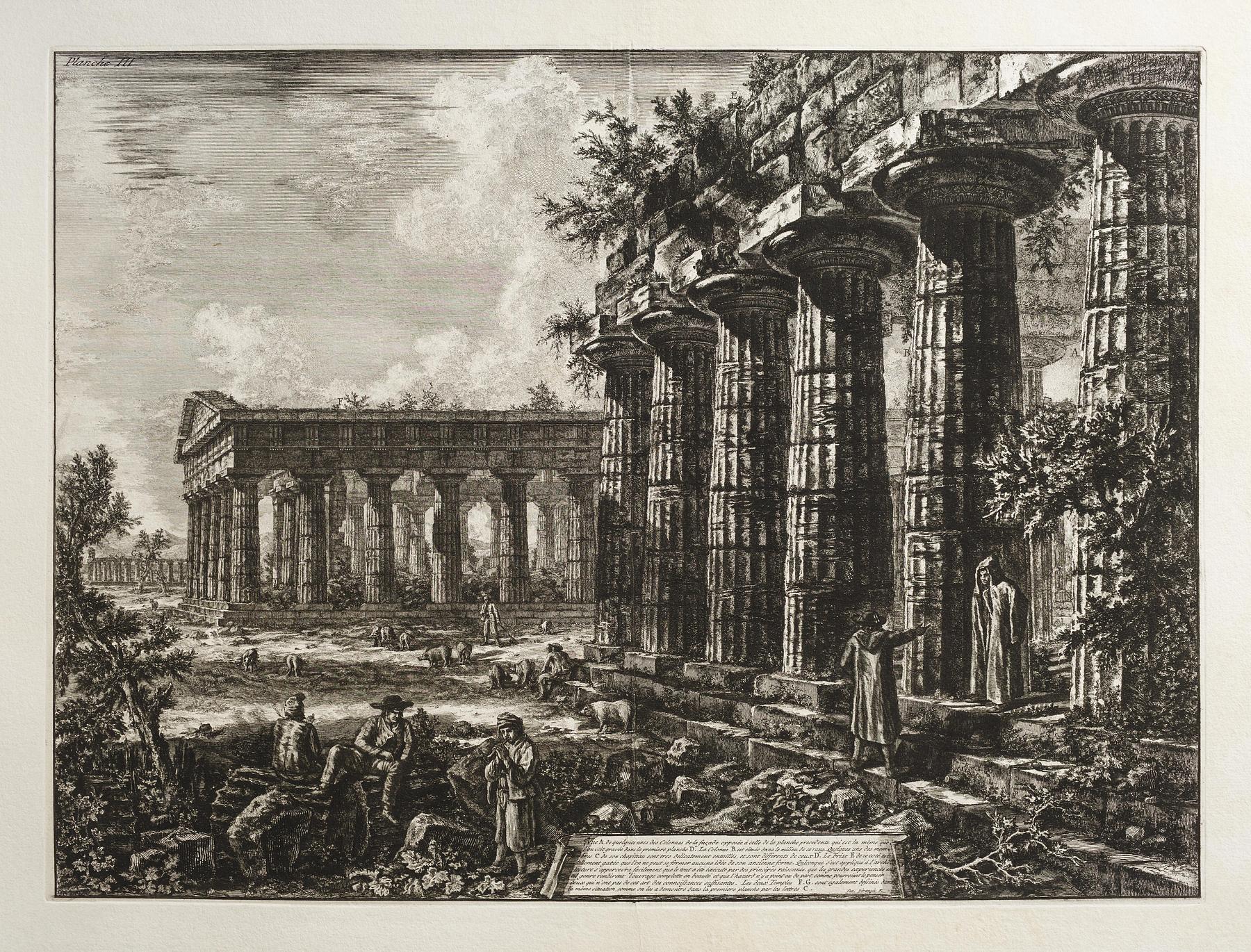 View of some of the Columns of the facade opposite to that of the previous plate, E315,35