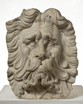 G104 A bearded head, architectural ornament