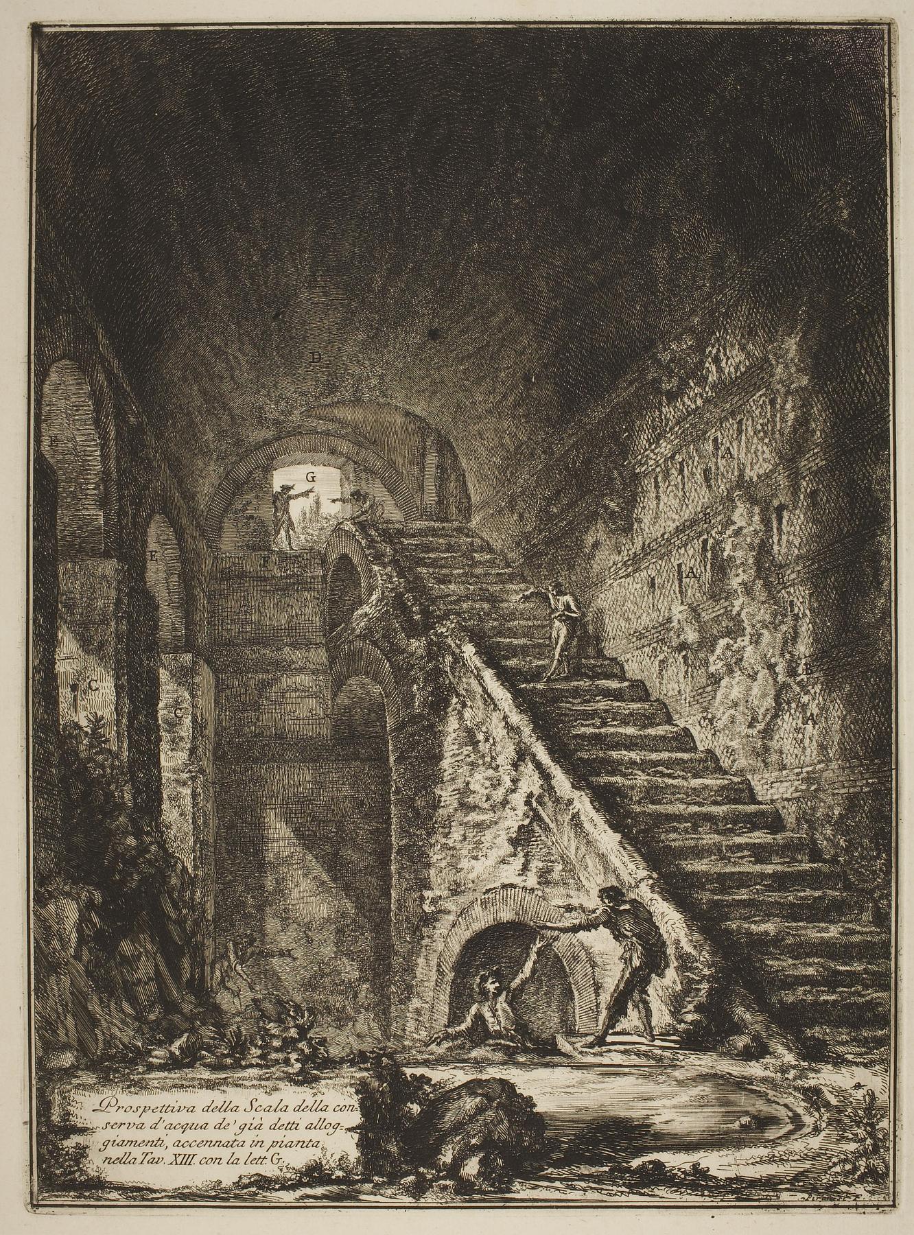 Prospect of the Stair for the Water Reservoir, E316
