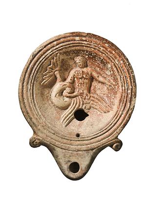 H1166 Lamp with Scylla and a sailor