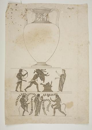 E1612 Amphora. Figure scenes