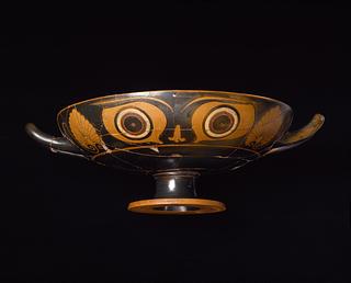 H593 Kylix with eyes (A, B) and a deer (tondo)