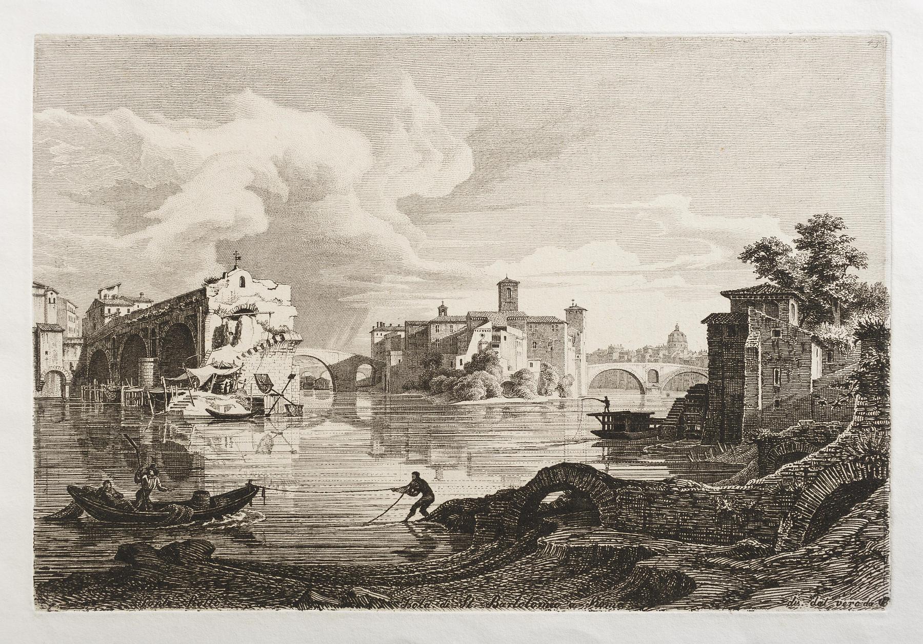 Ponte Rotto. Isola di San Bartolomeo a Roma, E393,12