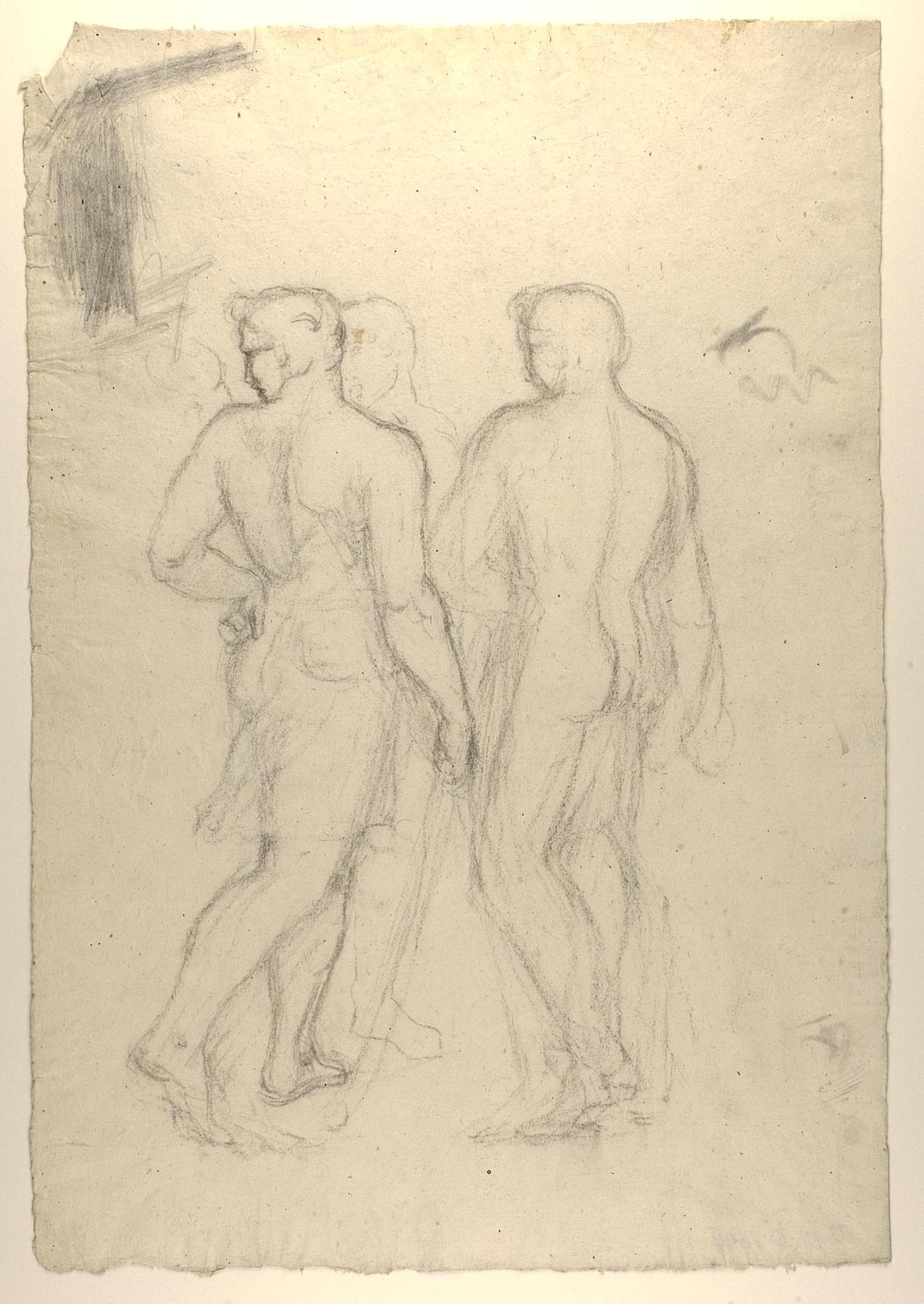 Mandlige figurer, D1096