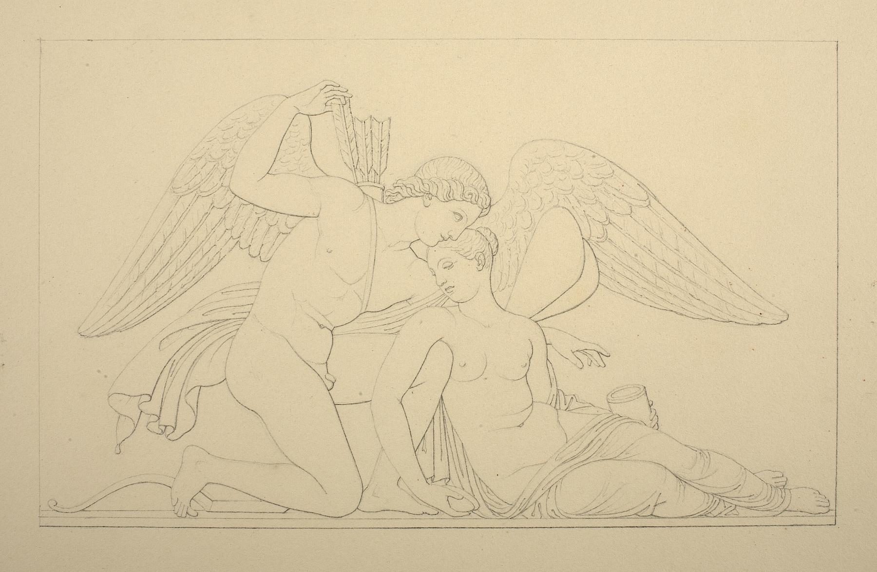 Cupid Revives Psyche, D438