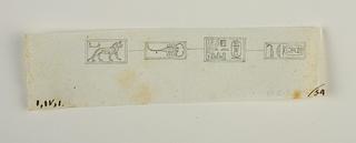 D1270 Lion. Scorpio. Hieroglyphs. Hieroglyps