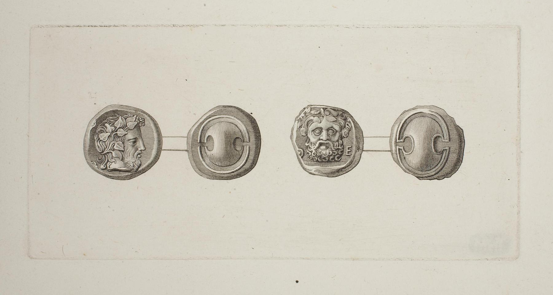 Græske mønter for- og bagside, E1575