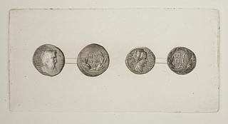 E1574 Græske mønter for- og bagside