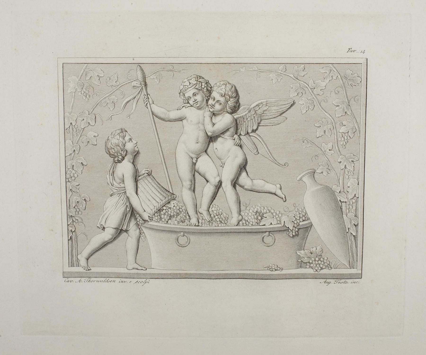 Cupid and Bacchus Stomp Grapes, Autumn, E31,14