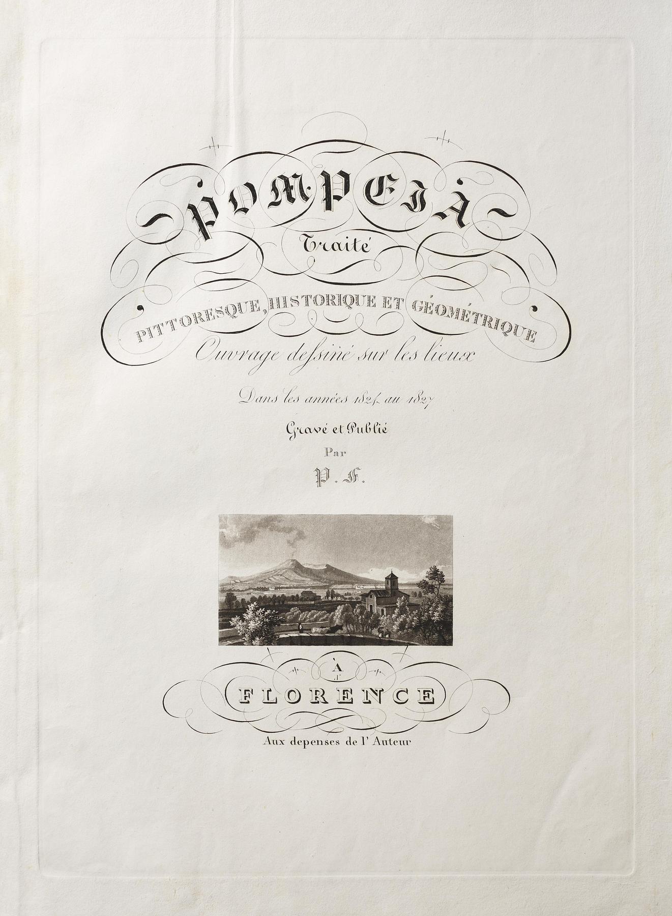 Pompeia Traité Pittoresque, historique et géométrique, E550,1