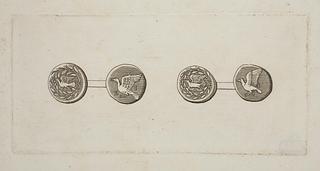 E1564 Græske mønter for- og bagside