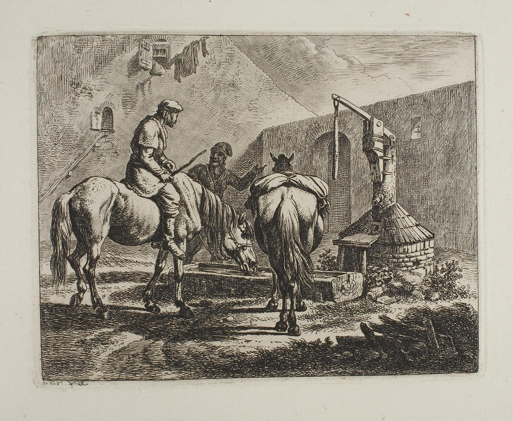 Heste ved en brønd, E646,4