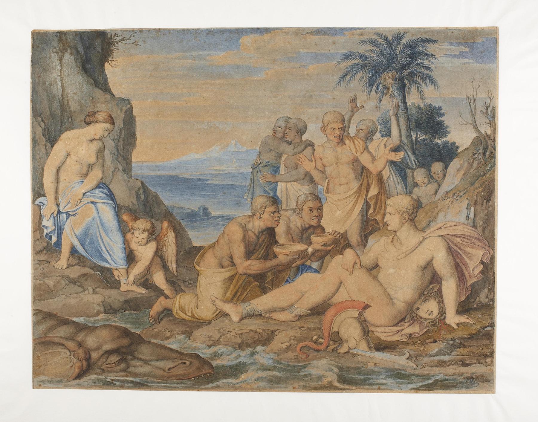 Perseus og Andromeda blandt ætioperne, D819