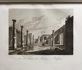 E550,18 Prospekt af Foro dei Teatri i Pompeji
