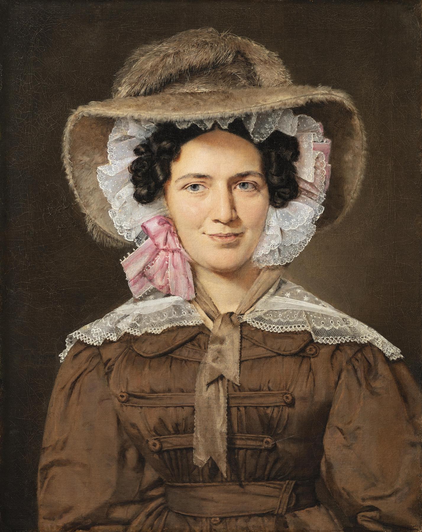 Portrait of Baroness Christine Stampe, B432