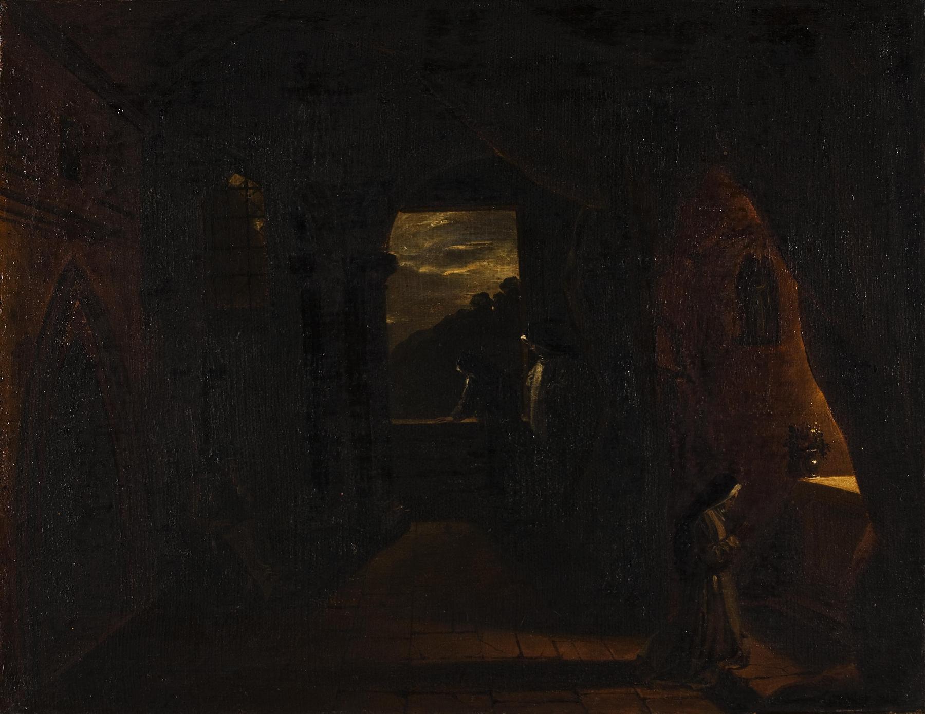Night Scene with Nuns in a Convent, B77