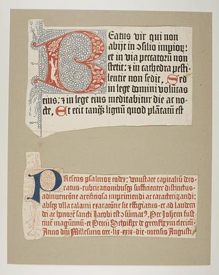E2272 Text relating to the Erection of Torvaldsen's Monument to Johann Gutenberg in Mainz